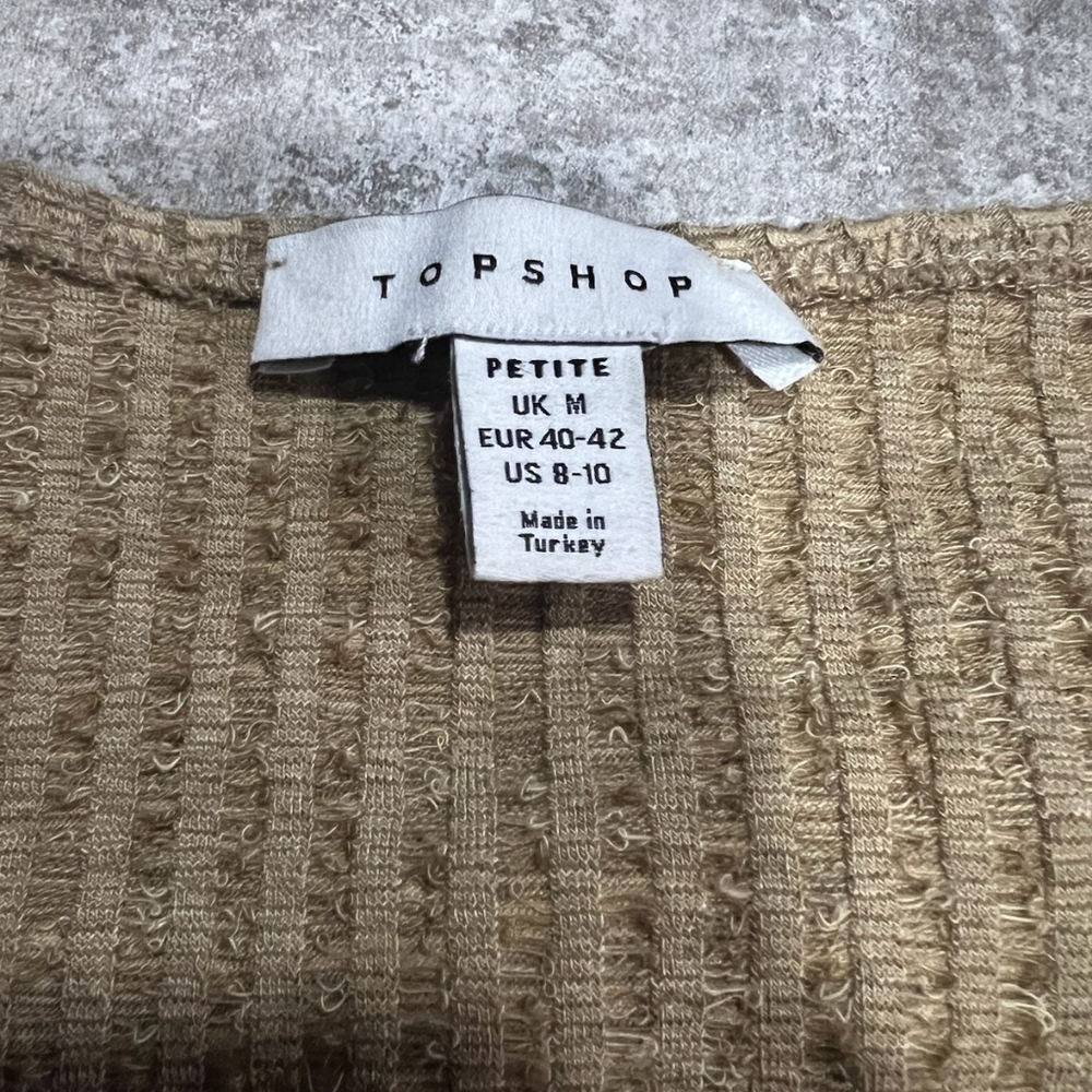 Topshop long sleeves bodysuit size 8-10 - Picture 6 of 7